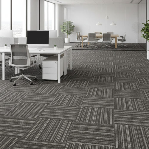 Alternative view of Geneva Stripes 7782 (1 Adet Karo Halı 50x50 cm Numune Ürün)