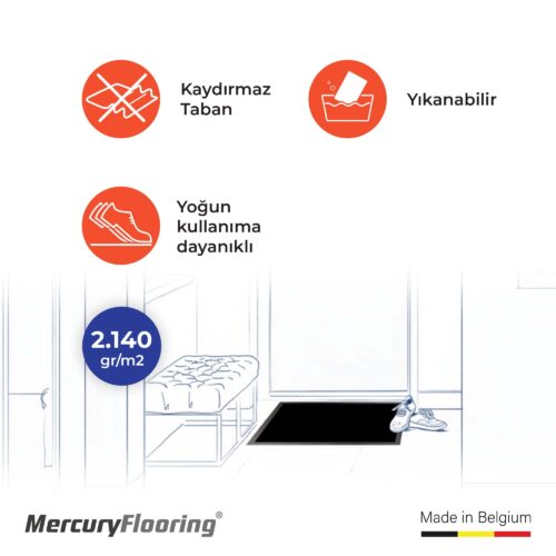 Alternative view of Starlight 01 Bej Kapı Önü Nem Ve Toz Alıcı Paspas 40x60