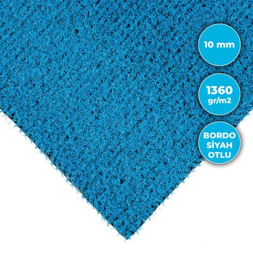 Alternative view of 10mm Protokol Turkuaz Çim Halı 1360 gr (15x30cm Numune Ürün)
