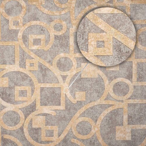 Deco Grande XL 102711 Kabartmalı & Embosslu Duvar Kağıdı