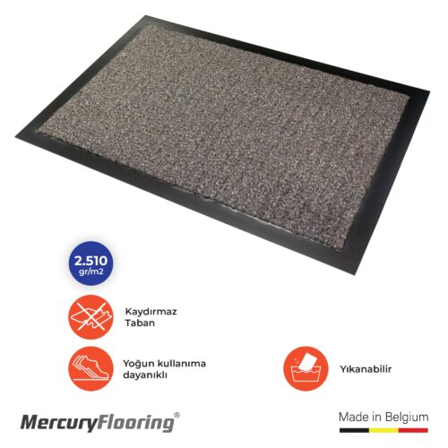 Olympia – Yoğun Trafiğe Dayanıklı, Yıkanabilir Kapı Önü Paspası 90x120