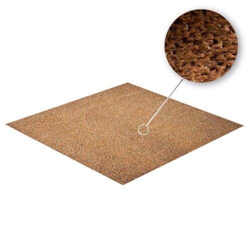 Bej 7mm Düz Çim Halı 800 gr